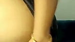 Bhabhi showing her ass pussy  purple panty