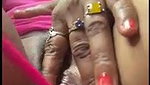Hot bhabhi showing her wet pussy  rubing