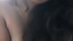 Hot girl pressing her boobs  showing