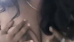 Hot girl pressing her boobs  showing