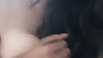 Hot girl pressing her boobs  showing