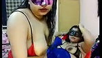 Two aunty enjoying themselves  fuck with dilo