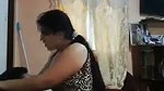 Aunty riding hard with lover cock
