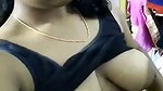 Beautiful girl showing her boobs  hairly pussy