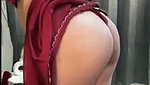 Girlfriend showing her sexy ass