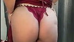 Girlfriend showing her sexy ass