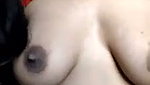 Sexy girl showing her beautiful boob  pressing