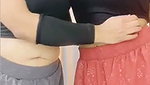 Sexy two bhabhi showing her ass  enjoying