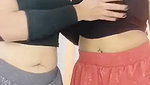Sexy two bhabhi showing her ass  enjoying