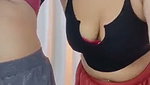 Sexy two bhabhi showing her ass  enjoying