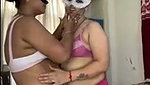 Two ladies suck each other boobs  enjoying