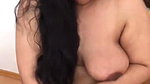 Busty girl sucks her BFs cock and drinks cum in Hindi bf