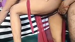 Beautiful bhabhi fuck hard in standing doggy position