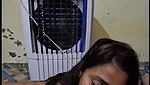 Hot aunty giving Blowjob  showing