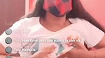 Hot aunty showing her boobs on live