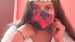 Hot aunty showing her boobs on live