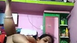 Hot bhabhi inserting brinjal inside her pussy