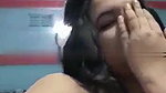 Bangla babe shy to show face during capture strip dance