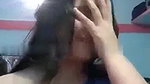 Bangla babe shy to show face during capture strip dance