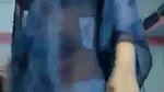 Bangla babe shy to show face during capture strip dance