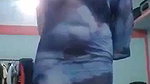 Bangla babe shy to show face during capture strip dance