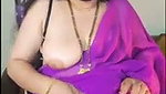 Hot bhabhi rubing her pussy  showing her asshole