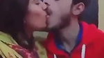 Cute Indian Couple Kissing