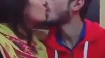 Cute Indian Couple Kissing