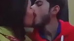 Cute Indian Couple Kissing