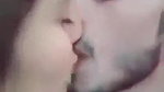 Cute Indian Couple Kissing