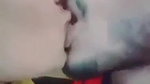 Cute Indian Couple Kissing
