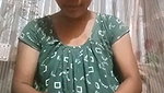 Hot desi chachi inserting brinjal inside her pussy