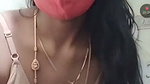 Hot slim aunty showing her figure