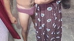 Aunty fucking hard in standing position