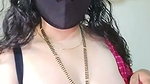 Beautiful aunty showing her boobs  enjoying