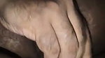 Husband try to put his loss dick inside wife pussy
