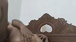 Husband try to put his loss dick inside wife pussy