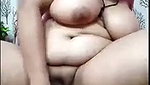 Mature aunty destroying her ass with cucumber