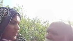 Old man enjoying with bahu
