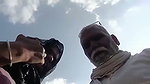 Old man enjoying with bahu
