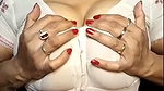 Sneha bhabhi showing her boobs in transparent blouse