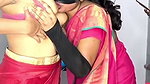 Two sexy girl suck their boob