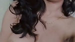 Beautiful girl showing her boob