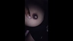 Beautiful girl showing her boobs  playing
