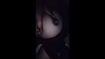 Beautiful girl showing her boobs  playing