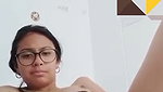 Beautiful sexy girl showing her pink pussy  finger