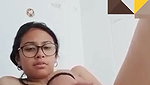 Beautiful sexy girl showing her pink pussy  finger