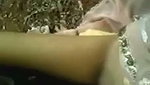 Girlfriend show her pussy  bf fuck her hard in Outdoor