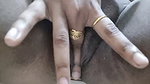 Hot aunty Fingering her pussy