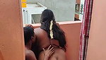 Husband fuck his wife on balcony